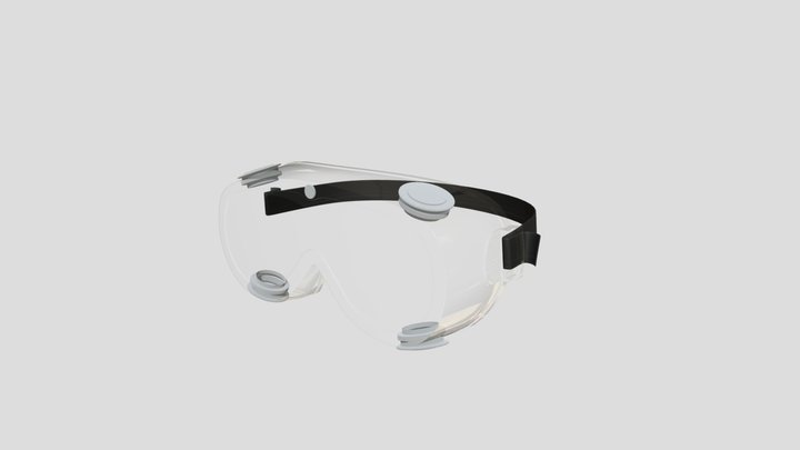 Safety Goggle_02 3D Model