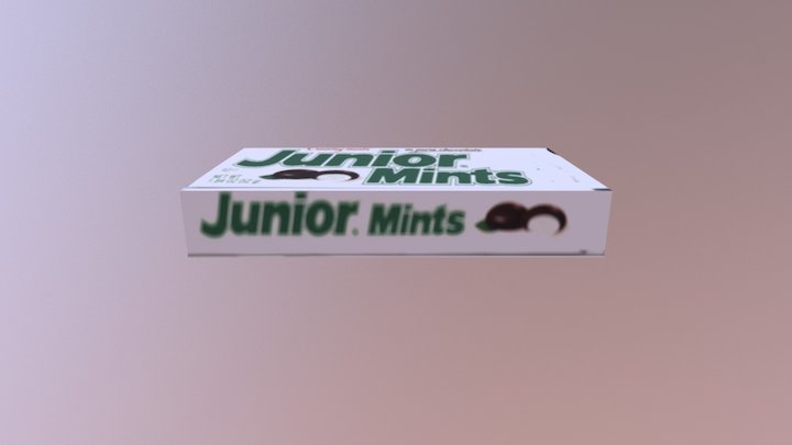 Junior Mints Box 3D Model