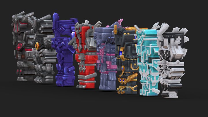 Minecraft - RPG 3D Armor 3D Model