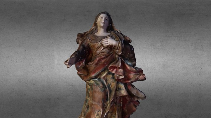 Nossa Senhora - Escultura Sacra 3D Model