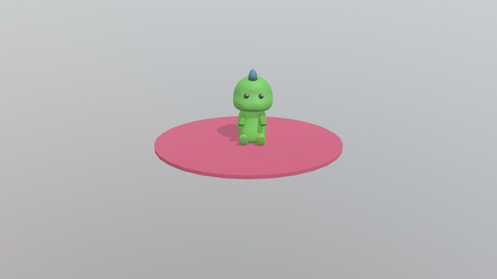 Baby Dino 3D Model