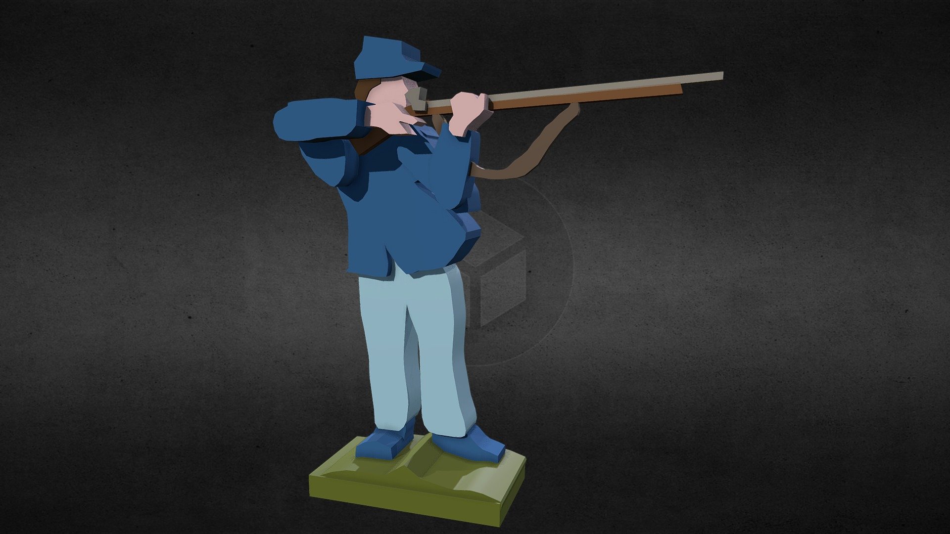 Union soldier - miniature