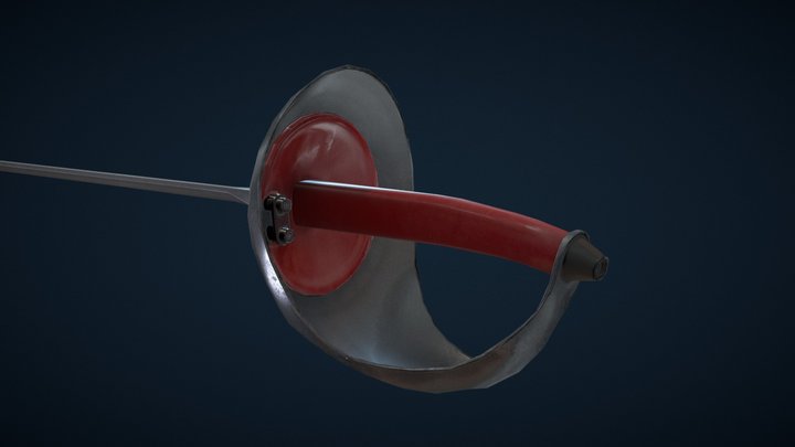 Fencing "Saber" 3D Model
