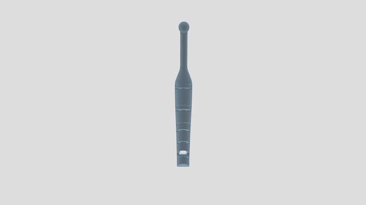 Cepillo de dientes: carcasa trasera 3D Model