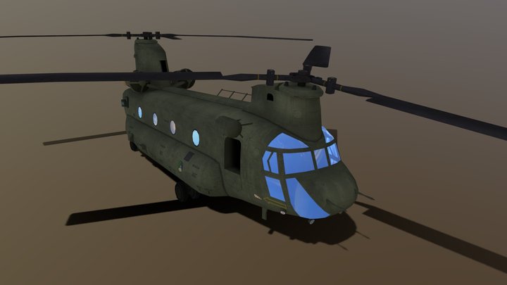 CH-47C Chinook (USA) – Free 3D Model STL