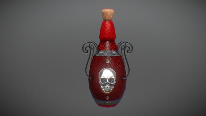 Poison bottle – Kostenloses 3D-Modell STL