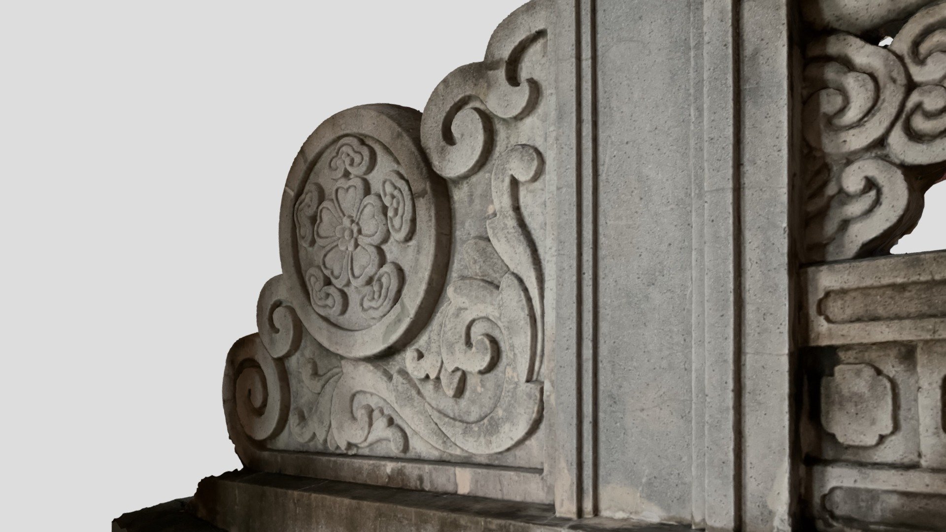 國家兩廳院演奏廳｜Stone carving railing - 3D model by Binhou (@a98b98c98 ...