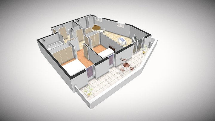 Appartement_T3 3D Model