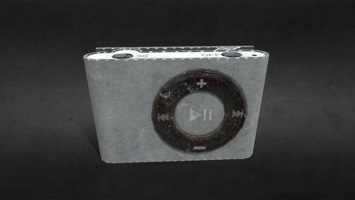 ipod shuffle dirty 3D Model