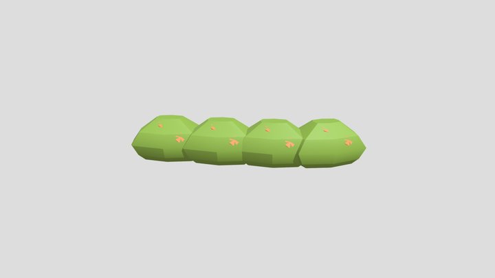 Bushes Grp 04 3D Model