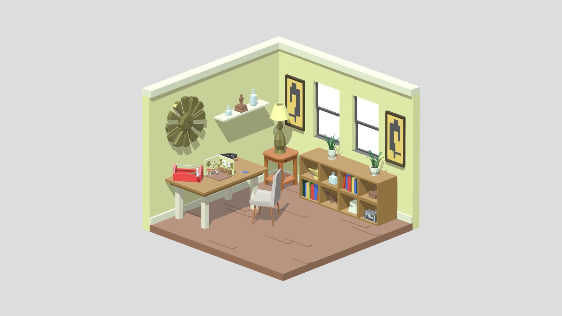 Its Iso Rooms All The Way Down — Sketchfab embed 3D viewer
