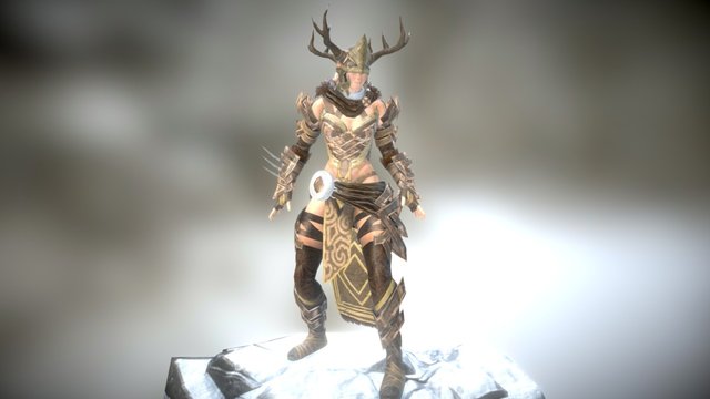 ArenaNet Internship Art Test 2016 3D Model