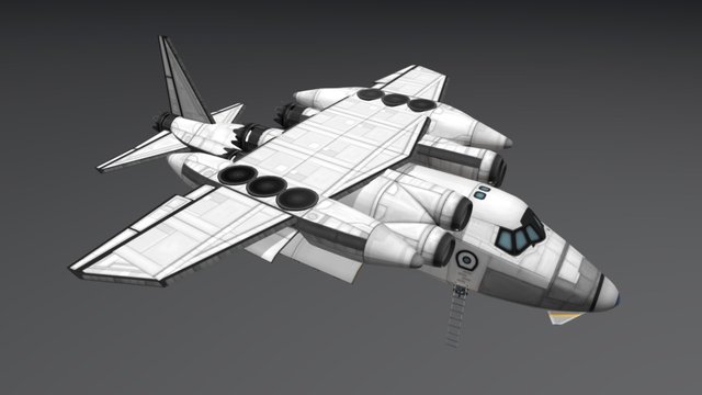 X-4A Enforcer Assault Transport 3D Model