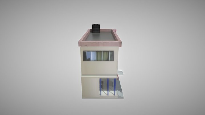 anima lodge and indian shops 3D Model