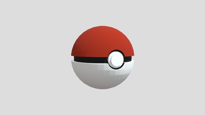 Pokeball 3D Model