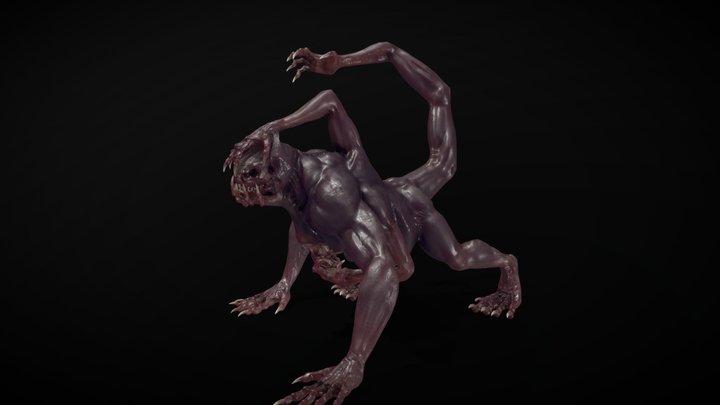 "HANDASS"(РУКОЖОП) - mutant 3D Model