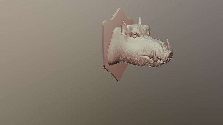 Head Pork 3D Model