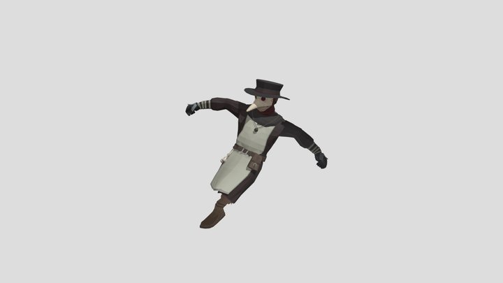 Breakdance Freezes 3D Model