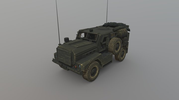 Battlefield 4 - MRAP – Gratis 3D-model STL
