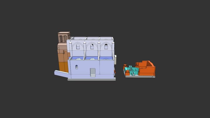 Etampes, Notre-Dame - Choir 1 3D Model