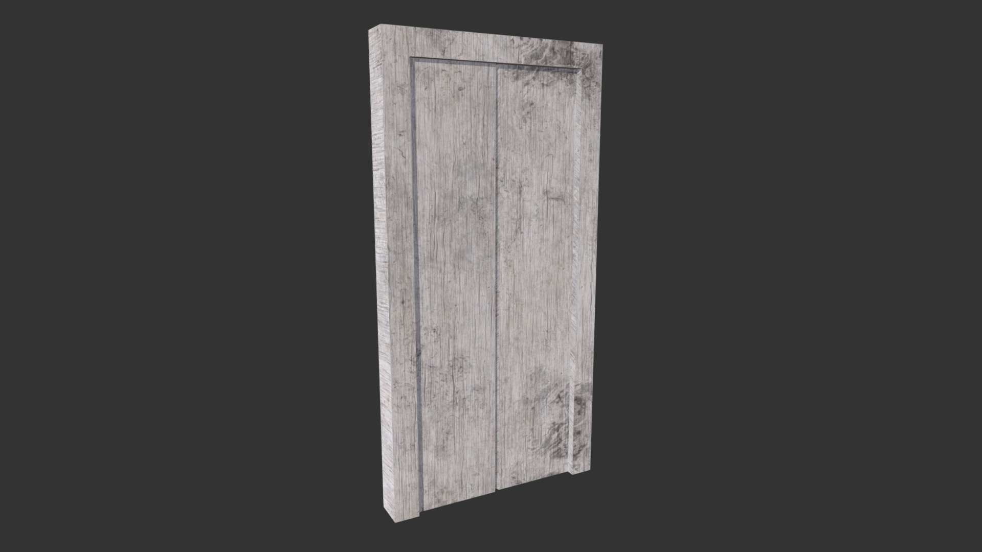 Wooden old Door — Sketchfab embed 3D viewer