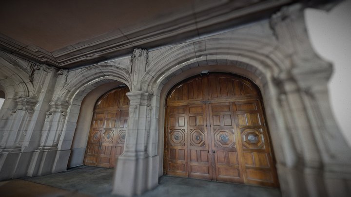 Archway in Front of Museum Of Photographic Arts 3D Model