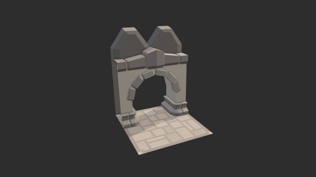 Medieval Labyrinth - Doorway - Download Free 3D model by Phil_XG ...