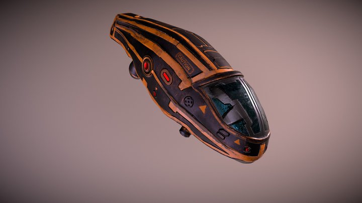 NAVE PEQUENA 3D Model