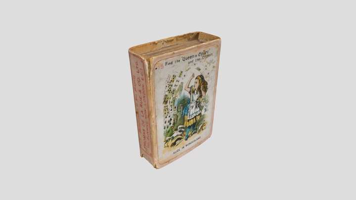 Alice in Wonderland Card Game from 1900 3D Model