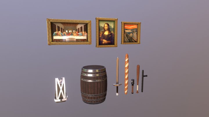 Game Jam Assets 3D Model