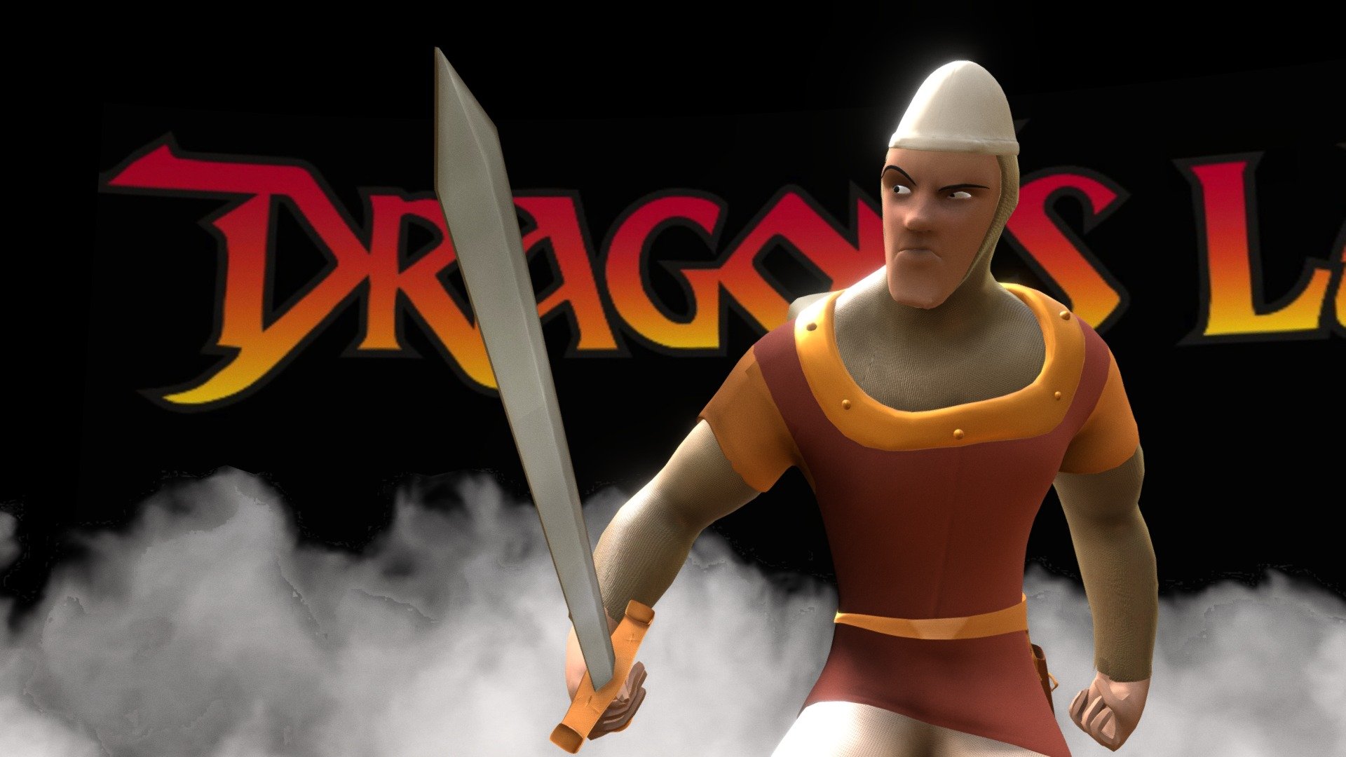 Dirk The Daring Dragon S Lair 3d Model By Joao Figueiredo Joao Figueiredo 7a3c924