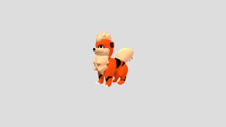 Growlithe 3D Model