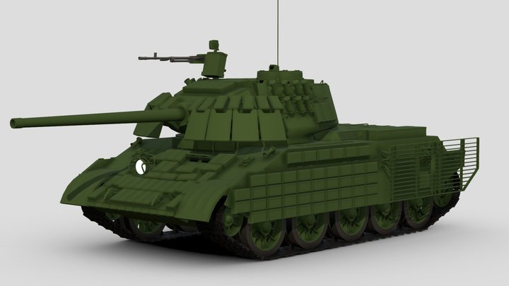 T-34-85 2023 3D Model