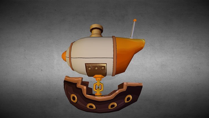 airship 3D Model
