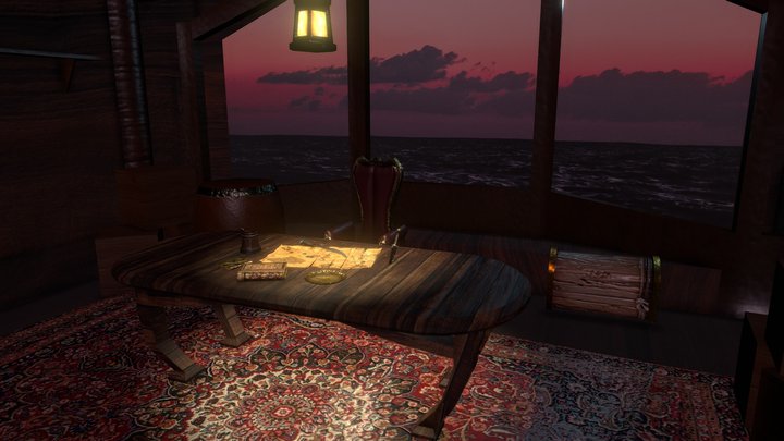 The Noble Pirate 3D Model