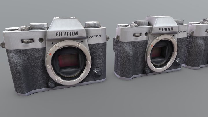 Fujifilm X-T20 Cameras 3D Model