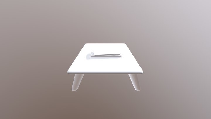 PROPS Meja Dita Kharisma W 174140514111002 001 3D Model