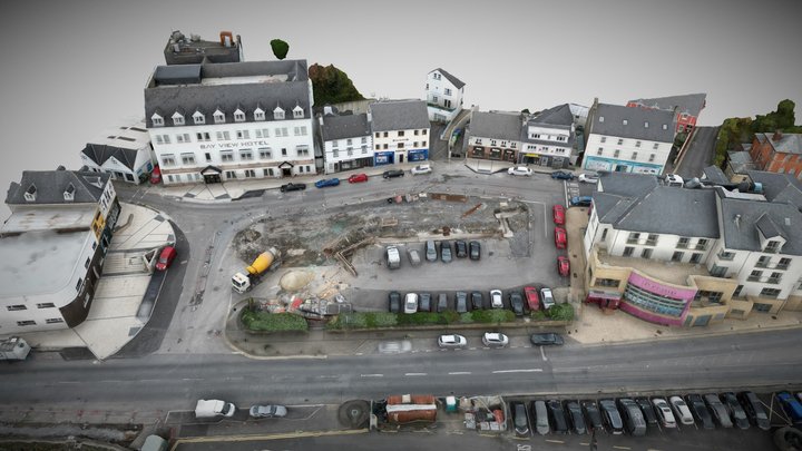 Killybegs town square - draft scan 3D Model