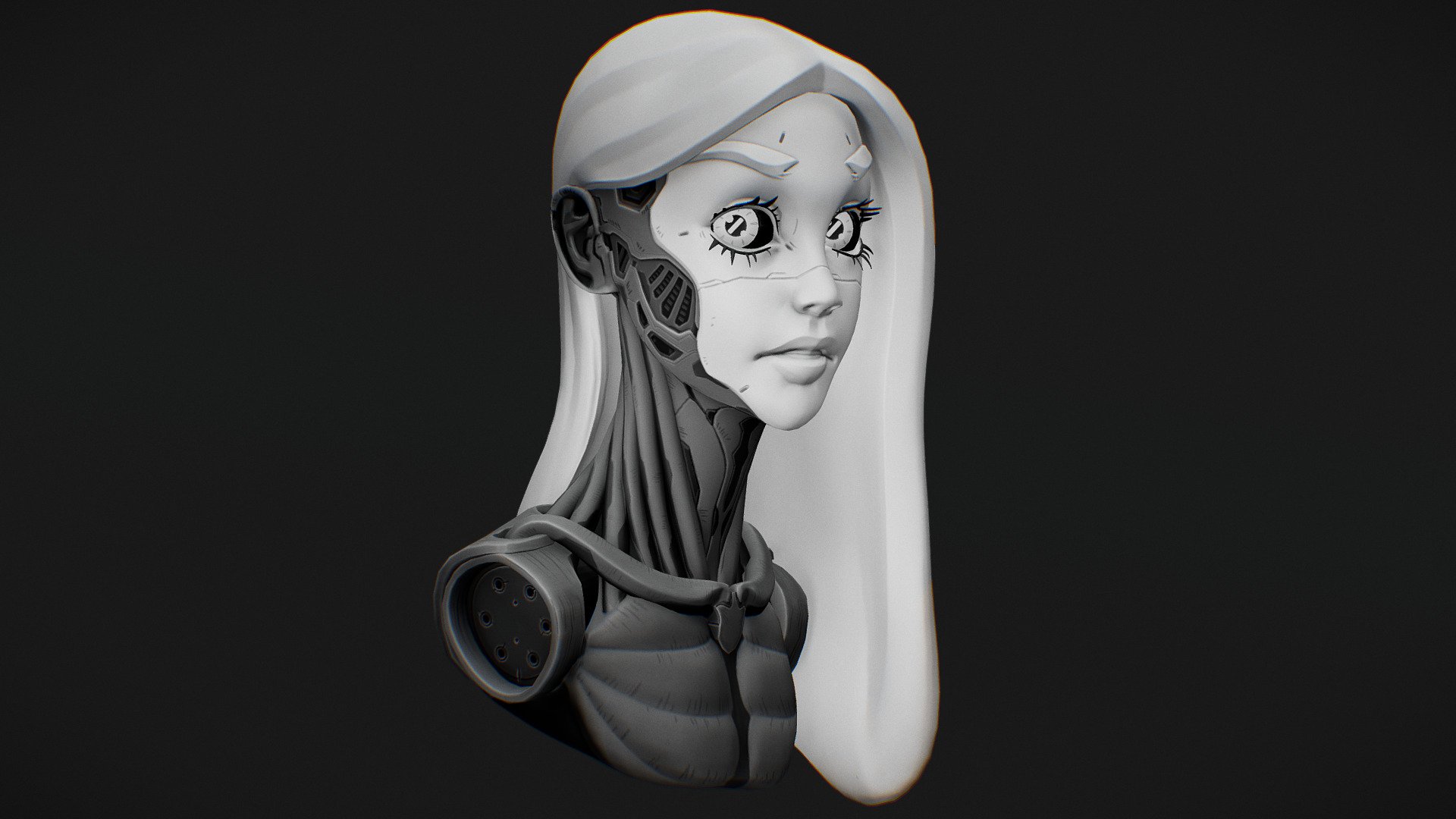 female cyborg