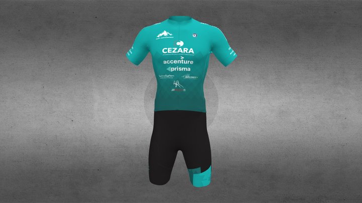 Echipament PEAK Performance Turqase 2025 3D Model