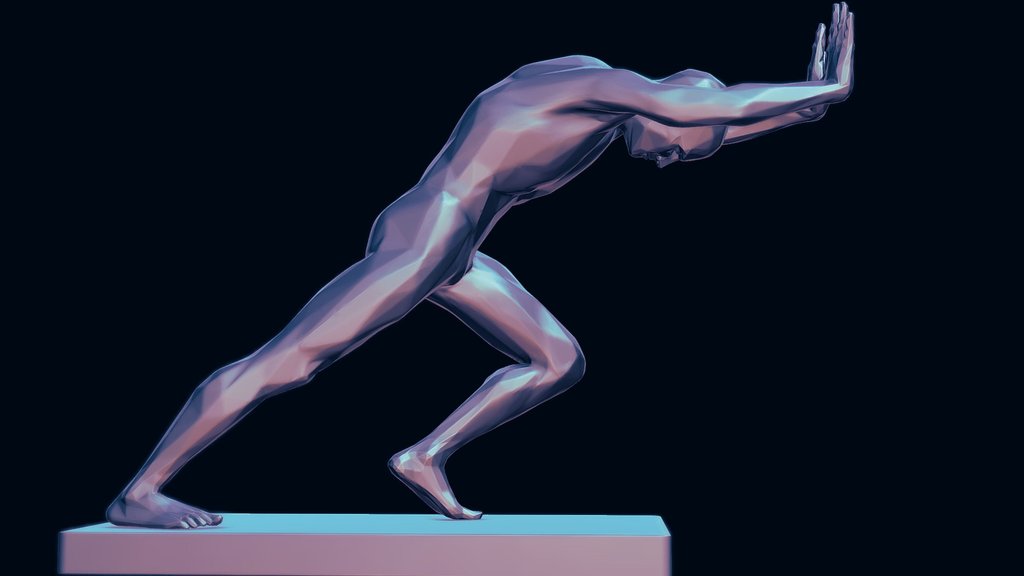 Pushing Pose - A 3D model collection by pixieparrot - Sketchfab
