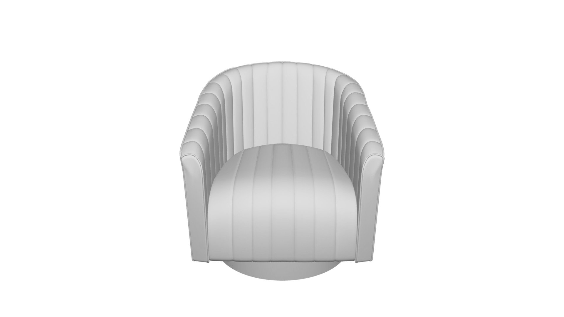 Кресло мягкое вращающееся голубое Garda Deco...