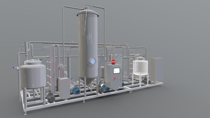 (2022)สมาร์ทพาสเจอไรซ์SCADA&IIot 3D Model