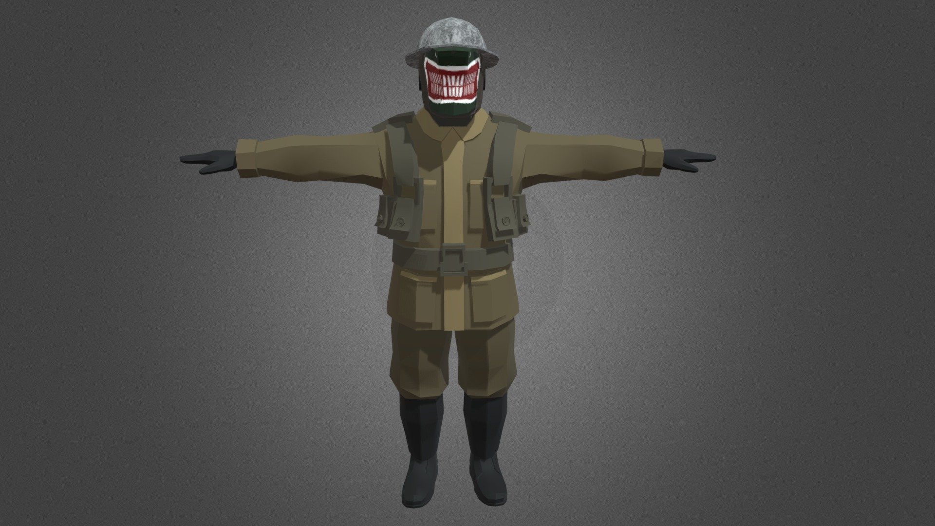 Lieutenant Kelly - Low Poly / PSX Style - Download Free 3D model by ...