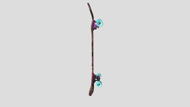 MLBB Chou Skateboard 3D Model