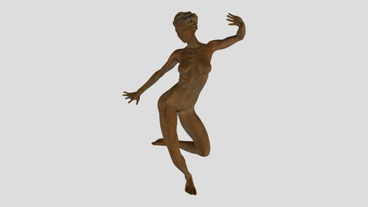 "Bliss Dance" bronze by Marco Cochrane 3D Model
