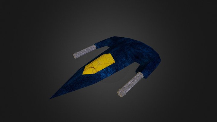 Space Ship 3D Model