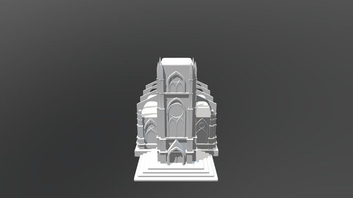 Medieval Cathedral (WIP) 3D Model