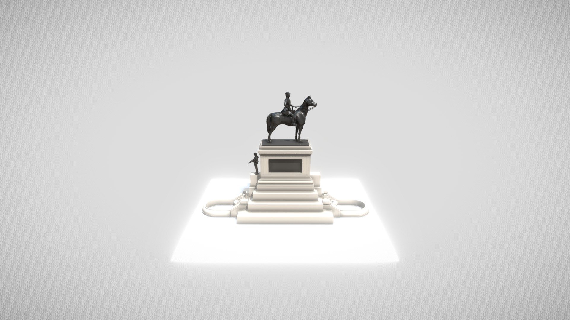 Estatua General Baquedano Plaza Dignidad