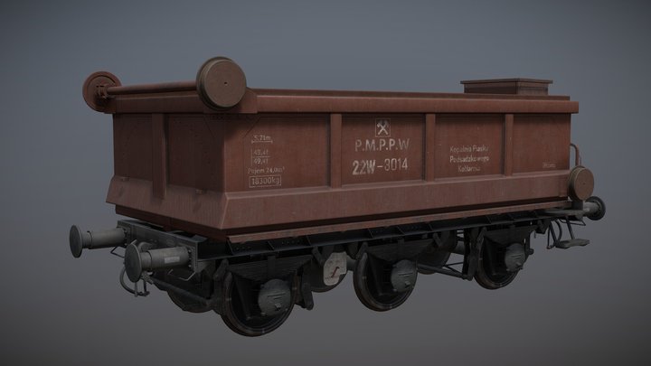 Train Car - 15W / 22W 3D Model